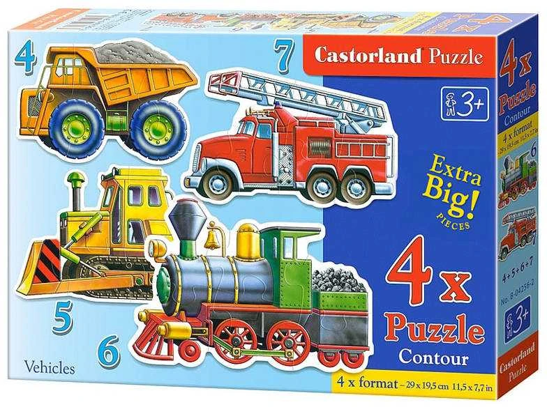 Castorland Dėlionė 22 vnt. - Transporto priemonės