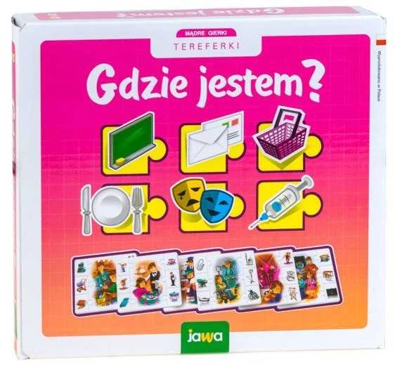 Dėlionė Jawa Grauk užduotį ikimokyklinio amžiaus vaikams „Jungtinėje Karalystėje, kur aš esu?“ lenkų kalba