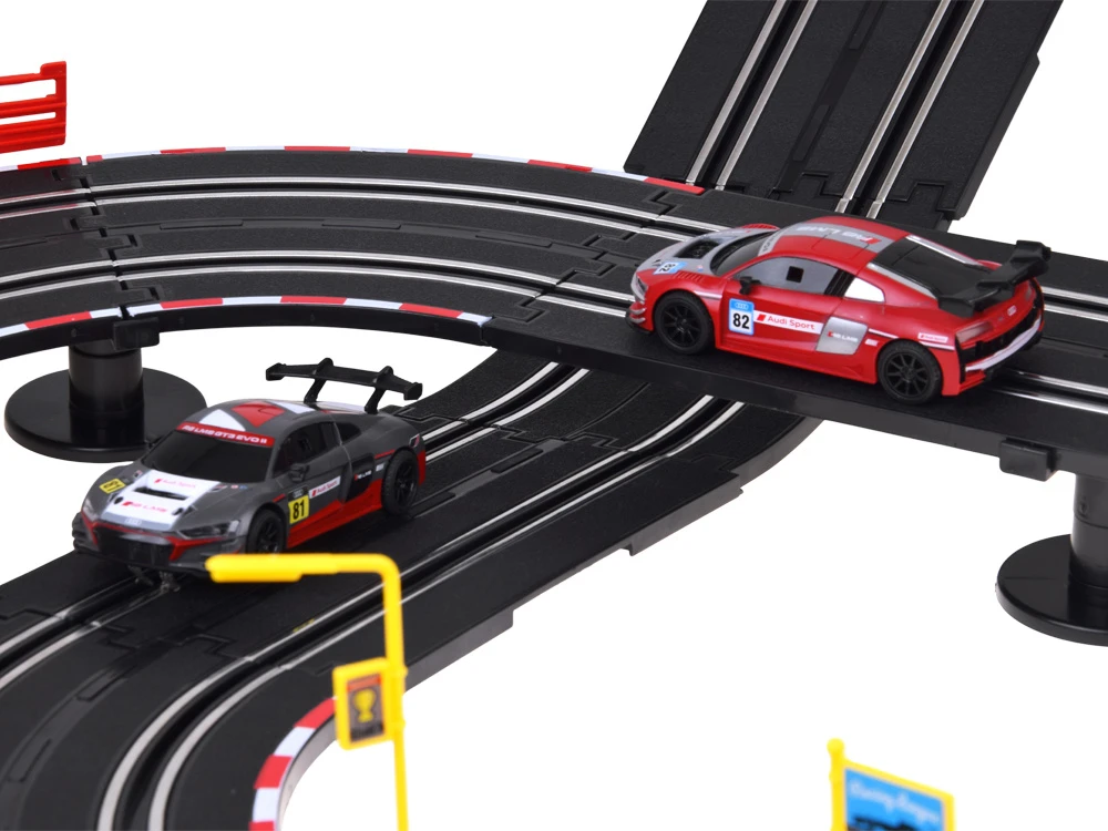 Jokomisiada RACE TRACK electric 525cm Audi R8 LMS GT3 EVO II 2 cars s:1:43 RC0776