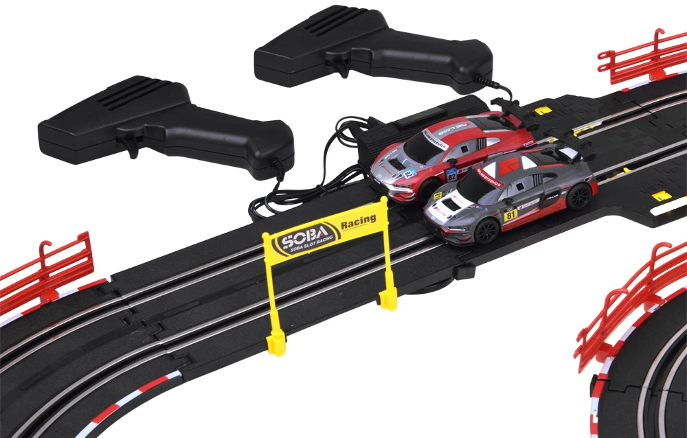 Jokomisiada RACE TRACK electric 525cm Audi R8 LMS GT3 EVO II 2 cars s:1:43 RC0776