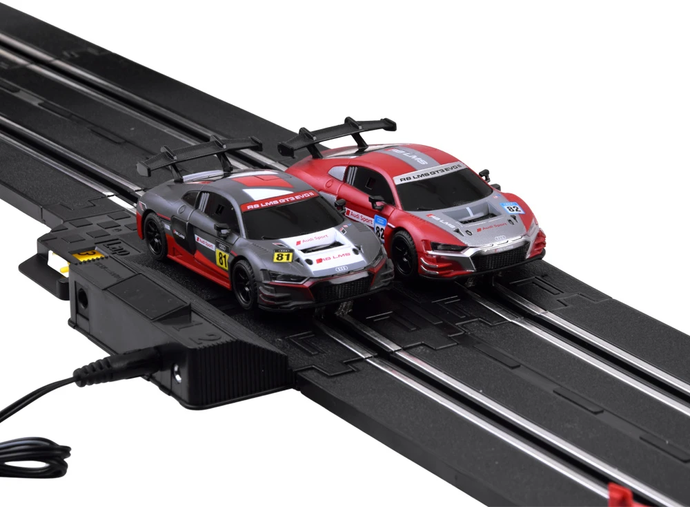 Jokomisiada RACE TRACK electric 525cm Audi R8 LMS GT3 EVO II 2 cars s:1:43 RC0776