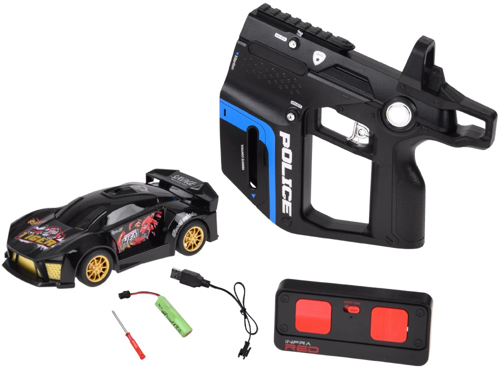 Jokomisiada RC Car 3-in-1 Infrared Gun Shooting Battle 2.4 GHz RC0791