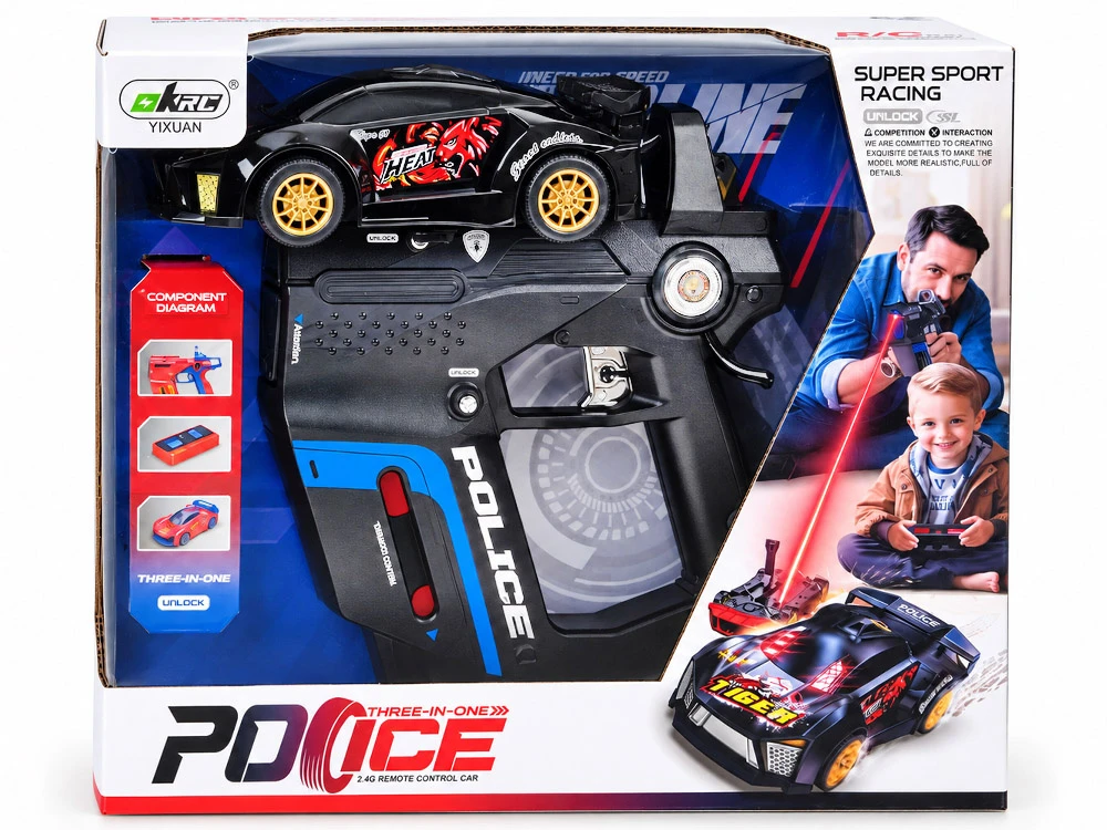 Jokomisiada RC Car 3-in-1 Infrared Gun Shooting Battle 2.4 GHz RC0791
