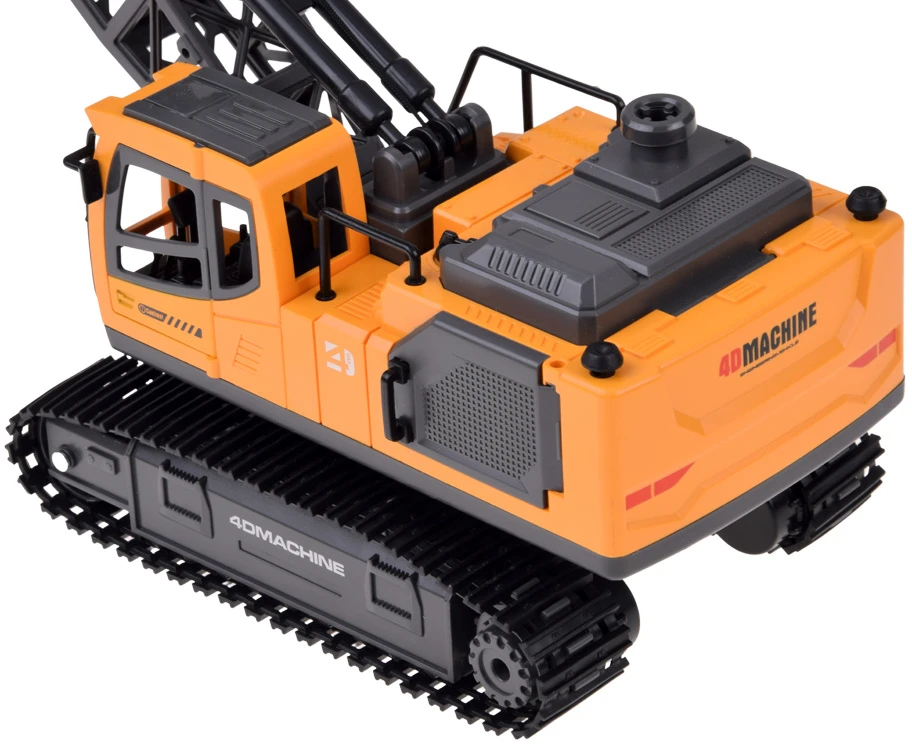 Jokomisiada Remote-controlled crane Movable arm with lowering rope + steam RC0793