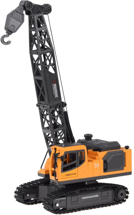 Jokomisiada Remote-controlled crane Movable arm with lowering rope + steam RC0793