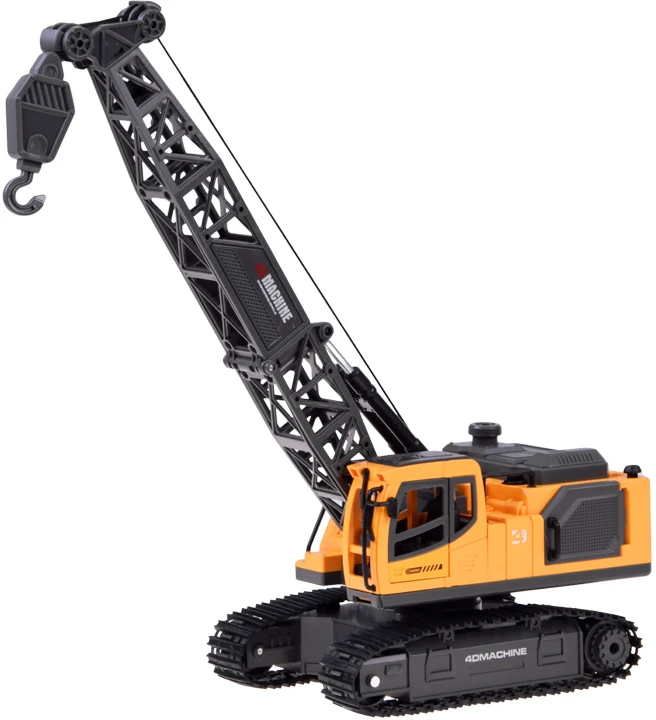 Jokomisiada Remote-controlled crane Movable arm with lowering rope + steam RC0793