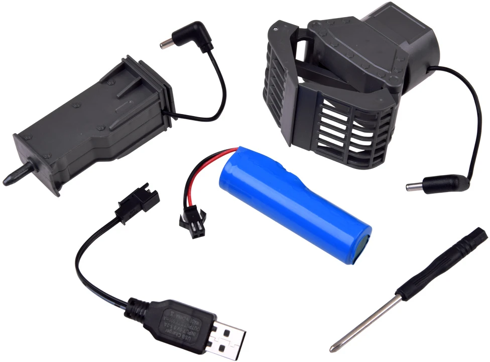 Jokomisiada Remote-Controlled Excavator + Bucket Grab Hydraulic Breaker Smoke Sound Lights RC0792
