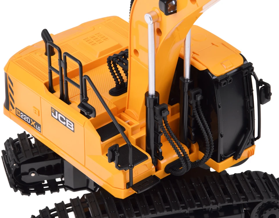 Jokomisiada Remote controlled excavator licensed by JCB + 3 attachments RC0790