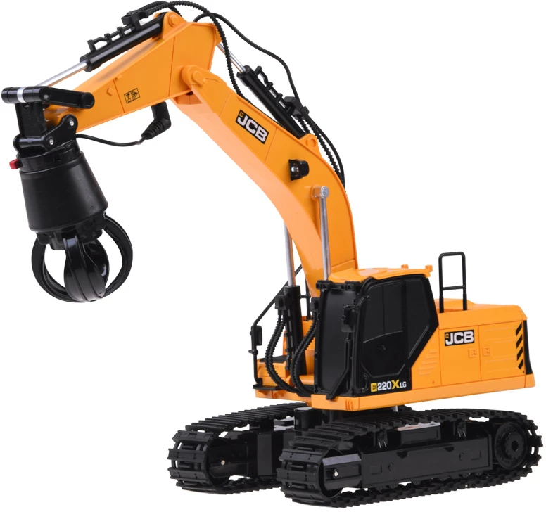Jokomisiada Remote controlled excavator licensed by JCB + 3 attachments RC0790