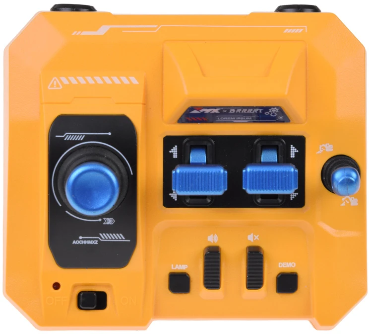 Jokomisiada Remote controlled excavator licensed by JCB + 3 attachments RC0790