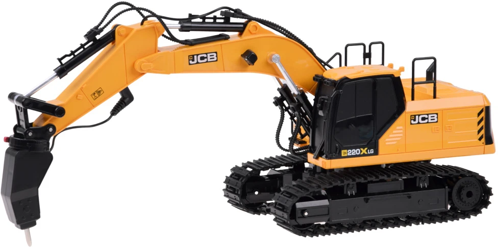 Jokomisiada Remote controlled excavator licensed by JCB + 3 attachments RC0790