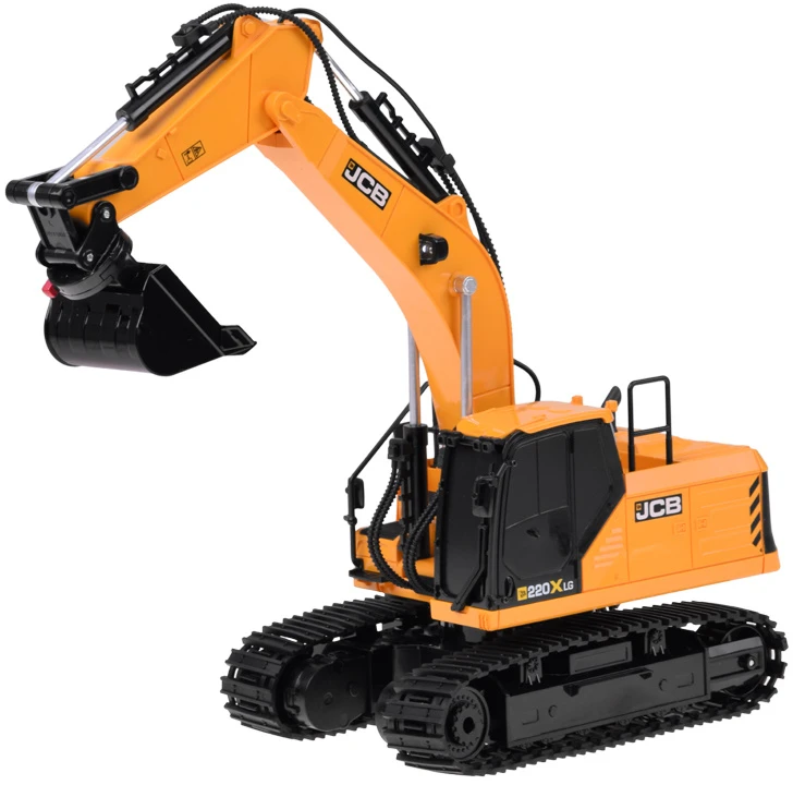 Jokomisiada Remote controlled excavator licensed by JCB + 3 attachments RC0790