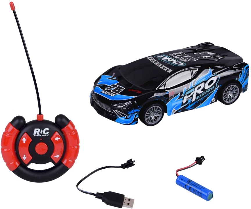 Jokomisiada Nuotolinio valdymo sportinis automobilis su apšviestu kėbulu 1:18 RC0754 NI