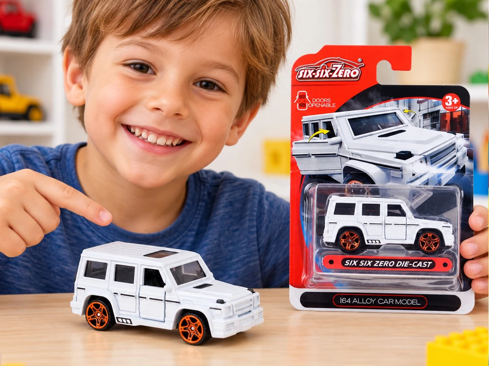 Jokomisiada RESORAK metal off-road car, scale 1:64, with opening doors, ZA6615 BI