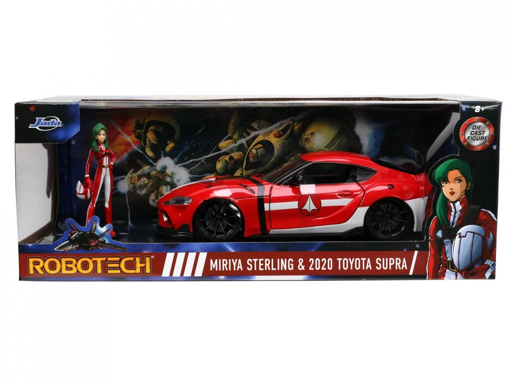 Jokomisiada Robotech Metal Car: Miriya Sterling & 2020 Toyota Supra 1:24 ZA6184