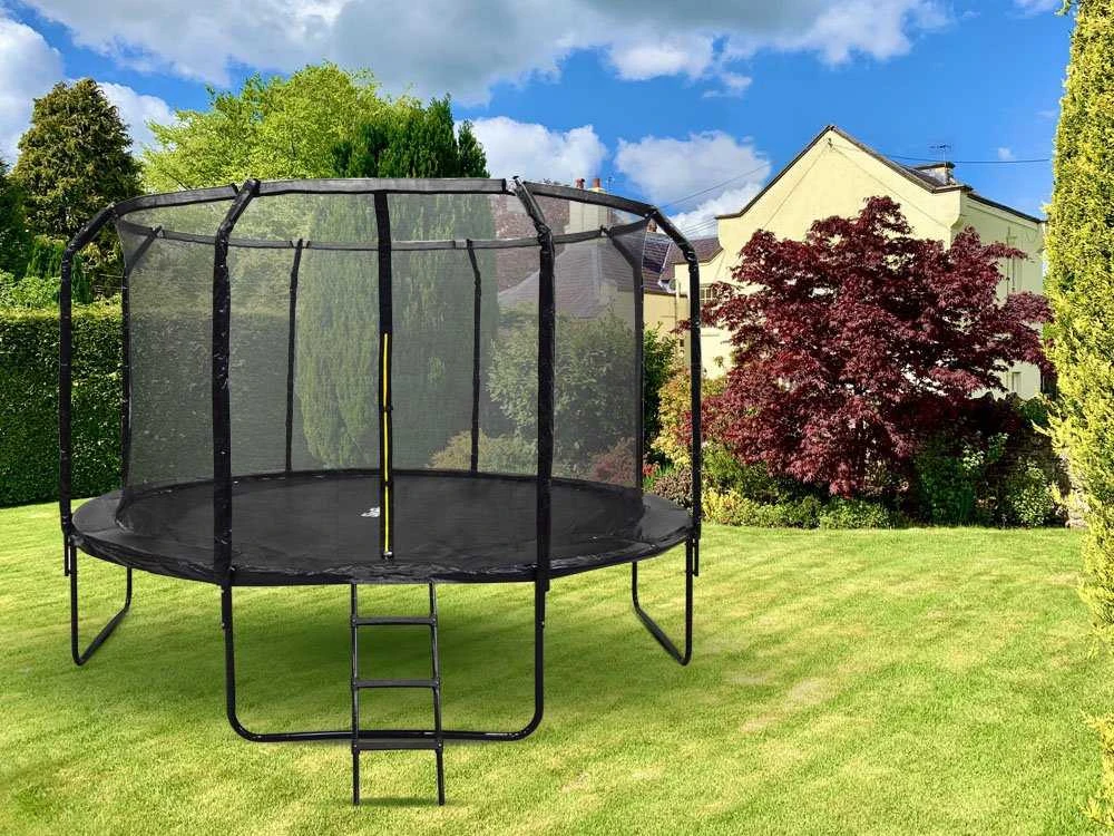 "SkyFlyer" sodo batutas + 12FT 366cm kopėčios
