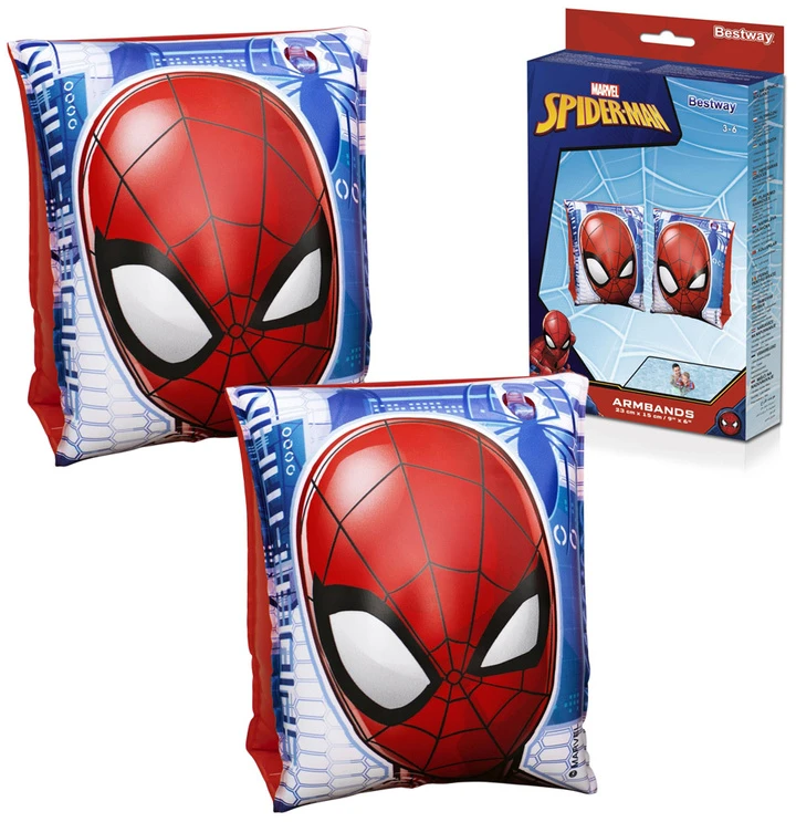BESTWAY plaukimo rankovės Spiderman 23x15cm, 98001