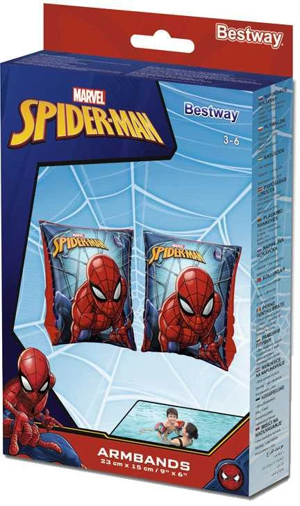 BESTWAY plaukimo rankovės Spiderman 23x15cm, 98001