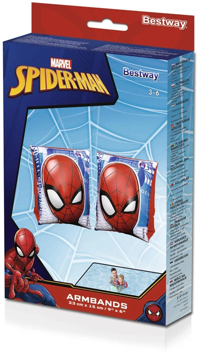 BESTWAY plaukimo rankovės Spiderman 23x15cm, 98001