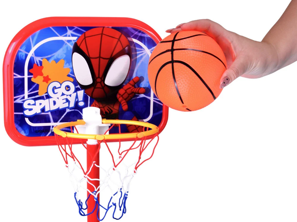 Stamp Spidey Basketball Set Adjustable Basket + Ball 14cm SP0880