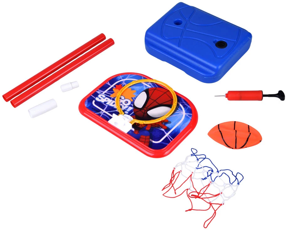 Stamp Spidey Basketball Set Adjustable Basket + Ball 14cm SP0880