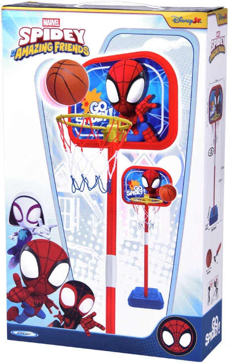 Stamp Spidey Basketball Set Adjustable Basket + Ball 14cm SP0880