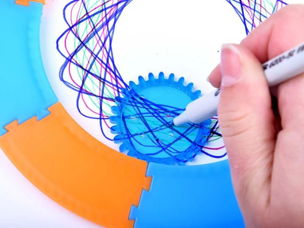 Jokomisiada Spirograph Set educational toy spirals Drawing aid TA0080