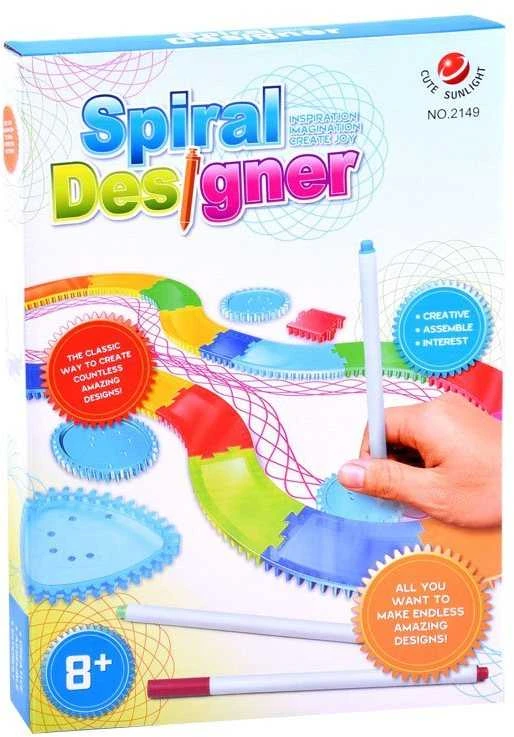 Jokomisiada Spirograph Set educational toy spirals Drawing aid TA0080