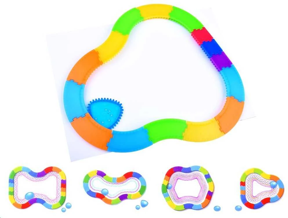 Jokomisiada Spirograph Set educational toy spirals Drawing aid TA0080