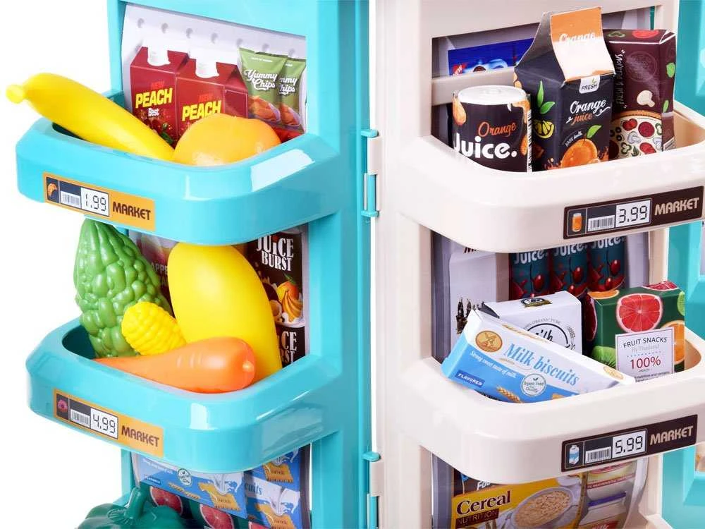 Jokomisiada Supermarket + shopping cart big set ZA3174