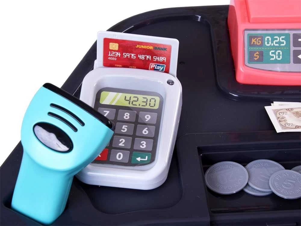 Jokomisiada Supermarket + shopping cart big set ZA3174
