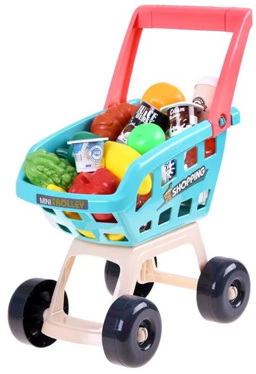 Jokomisiada Supermarket + shopping cart big set ZA3174