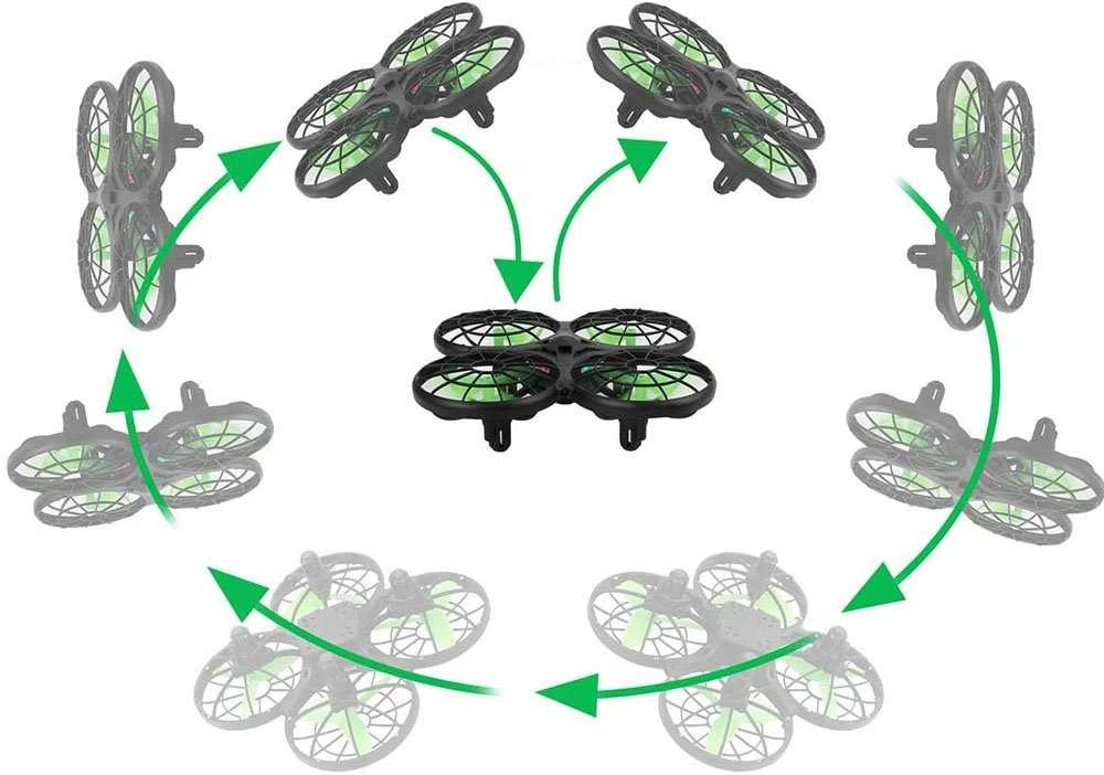 Jokomisiada Dronas Syma X26 su kliūčių jutikliu RC0545