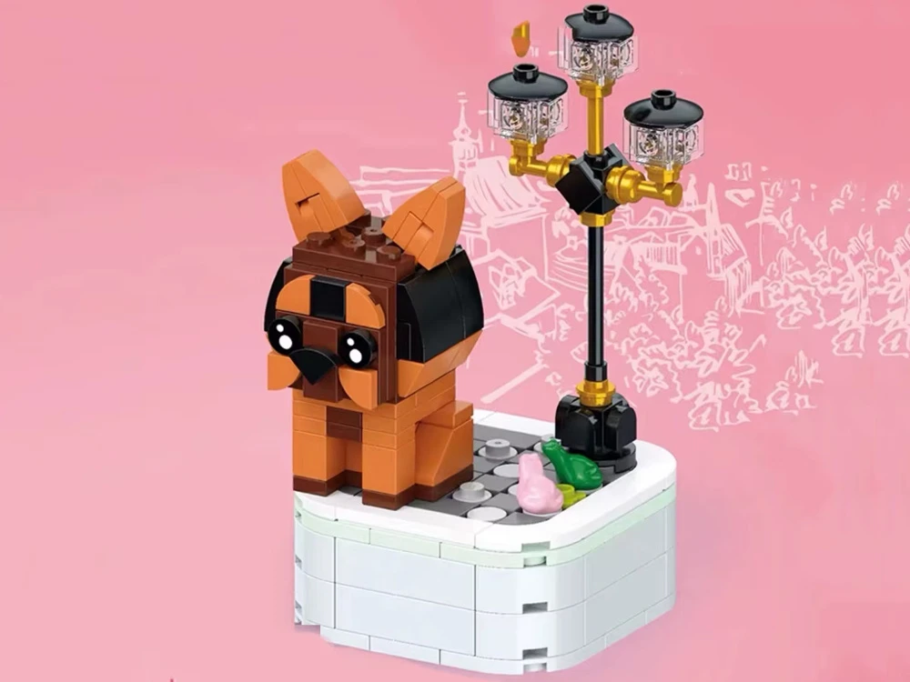 Jokomisiada Technical blocks Series: dogs on the base Bullmastiff 199ele ZA6620 G