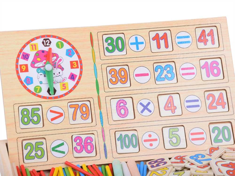 Jokomisiada Chalkboard Counting sticks LEARNING MATHEMATICS teaching aid ZA2514