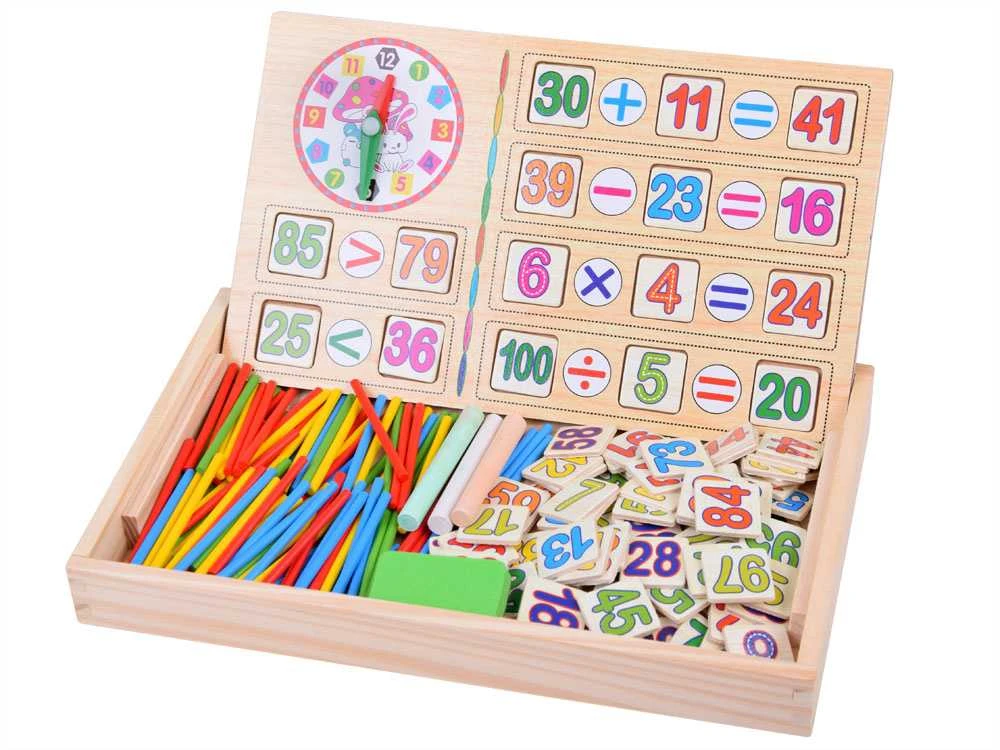 Jokomisiada Chalkboard Counting sticks LEARNING MATHEMATICS teaching aid ZA2514