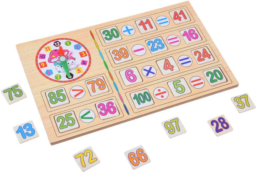Jokomisiada Chalkboard Counting sticks LEARNING MATHEMATICS teaching aid ZA2514