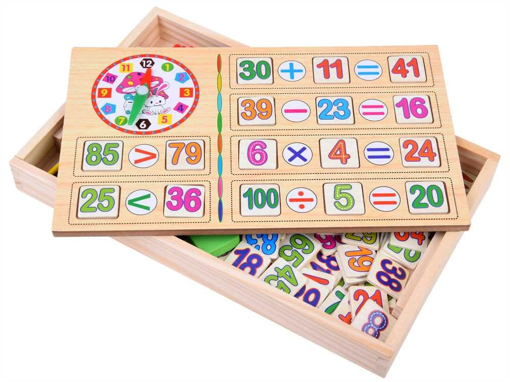 Jokomisiada Chalkboard Counting sticks LEARNING MATHEMATICS teaching aid ZA2514