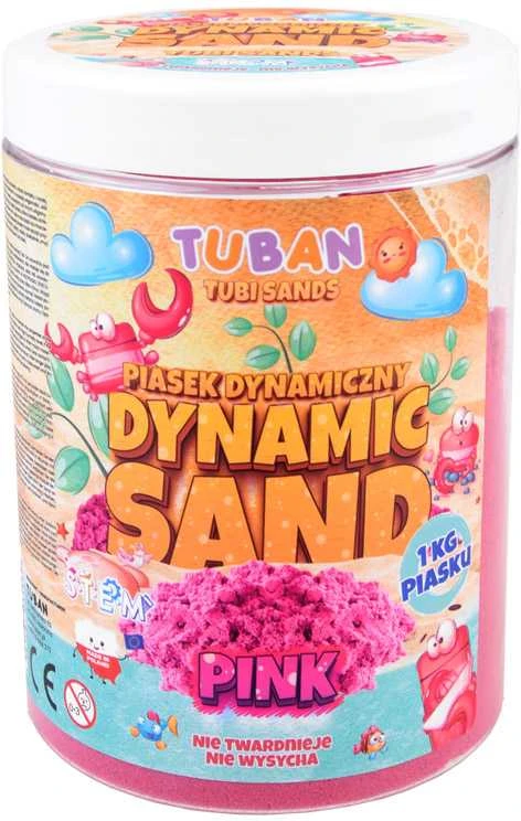 Tuban Dinaminis smėlis - Rožinis - 1kg ( TU3553 )