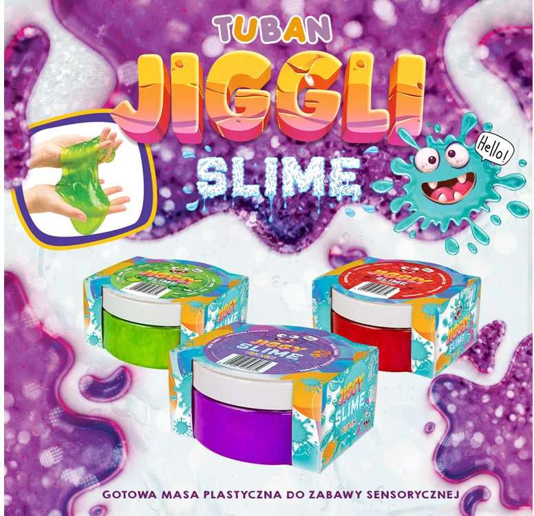 Tuban Jiggly Slime - Slaimas - Žalias Obuolys - 500g ( TU3584 )