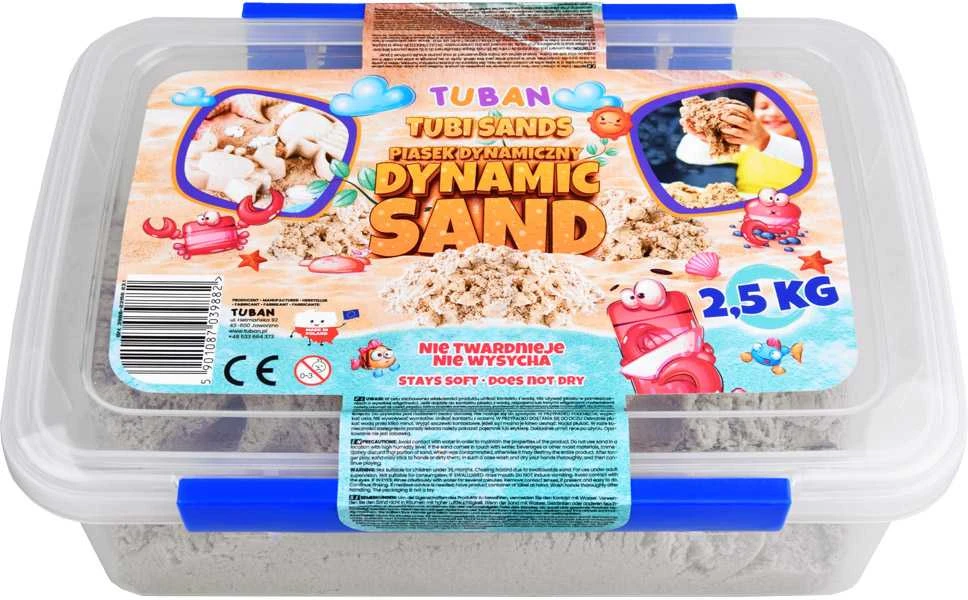 Tuban Dinaminis smėlis - Natūralios spalvos - 2.5kg ( TU3988 )