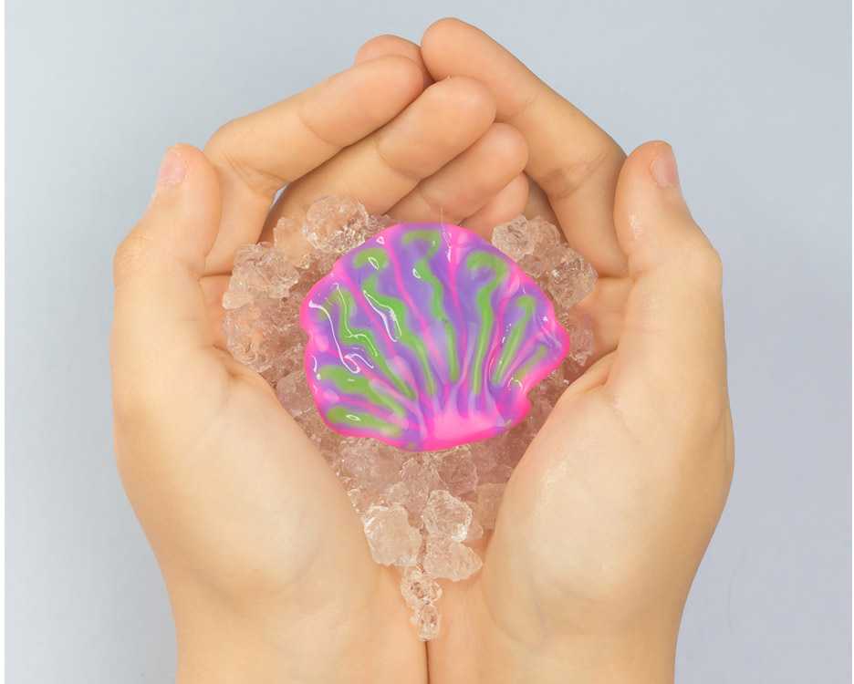 Tuban 8 spalvų Tubi Jelly rinkinys su nedideliu akvariumu - Undinė