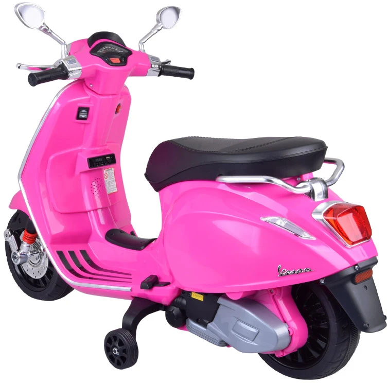 Jokomisiada VESPA electric scooter motor with battery for children melodies PA0344