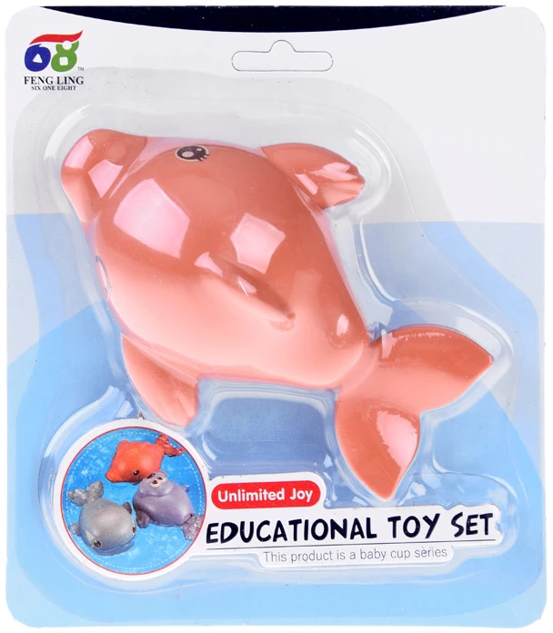 Jokomisiada Wind-up floating dolphin bath toy ZA4670