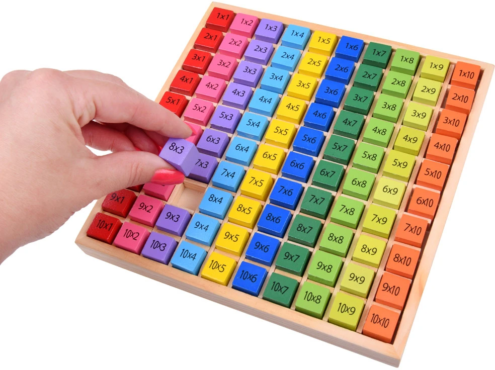 Dėlionė Jokomisiada Wooden multiplication table - educational math puzzle ZA6357