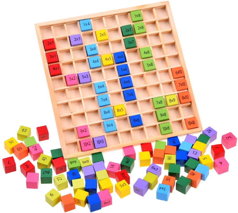 Dėlionė Jokomisiada Wooden multiplication table - educational math puzzle ZA6357