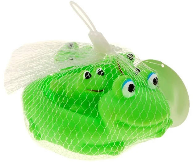 Jokomisiada Žalias rubber frog bath ZA1616