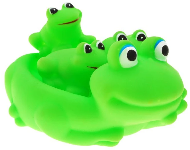 Jokomisiada Žalias rubber frog bath ZA1616