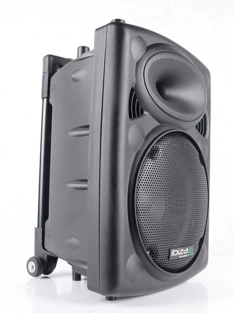 Ibiza Sound PORT10VHF-BT GARSO SISTEMA 250WRMS 10"su akumulaitoriumi