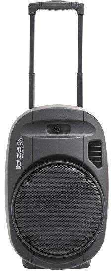 Ibiza Sound PORT12UHF-MKII NEŠIOJAMA GARSO SISTEMA SU AKUMULIATORIUMI + 2X UHF BELAIDŽIAI MIKROFONAI, USB/SD/AUX/BLUETOOTH, 12''/30CM